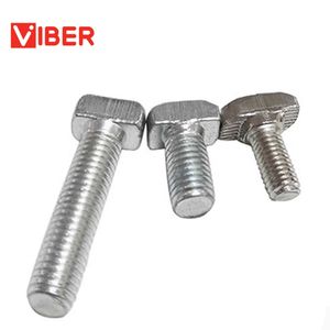 M5 M6 M8 T Hammer Head T Bolt Aluminum Connector T Head Bolts Screws for 20/30/40/45 Aluminum Profiles
