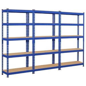Adjustable Metal Steel Shelf Rivet Bolt-Less Assembled Shelving Unit for Warehouse