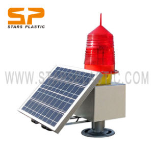 Aircraft Aviation Solar Powered Navigation LED Flashing Crane Tower Obstruction Beacon Marine Lantern Warning Lights