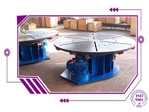 Turntable Positioner and Lift Positioner for Floor Turning Table and Head Tail Positioner and Cradle Posotioner Double Column Elevating Positioner