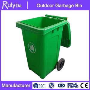 120 Liter Outdoor Bin Foot-Control Pedal Garbage Bin Trash Can Plastic Waste Bin for Sale