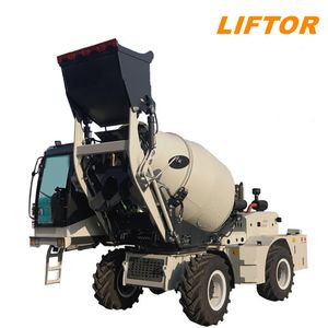 Self Loading Diesel Portable Concrete Mixer Machine with Pump Truck to Make Concrete Blocks with Lift Concrete Mixer Truck