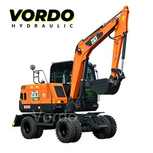 Zut Factory in Stock Agriculture Machinery CE EAC Zt75W-S Zt75W S Mini Wheel Crawler Excavator