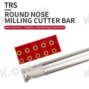 Wholesale High Quality Round Nose Milling Cutter Anti-Vibration Trs Indexable End Mill