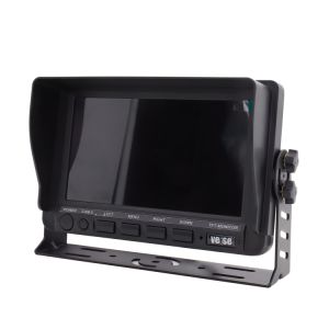7 Inch TFT LCD Digital Reversing Car Stand Alone Quad Rear View Ahd Split Monitor for Heavy Truck