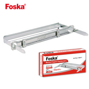 Foska Office Stainless Steel Binder Clip Metal Paper Fasteners for Secure Binding