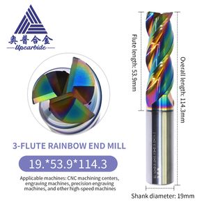 Wholesale 3-Flute Tungsten Carbide Drill Bit End Mill for Metalworking