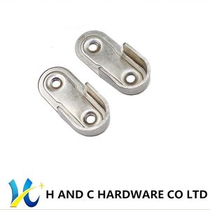 Hardware Wardrobe Accessories Oval Tube Middle Hanging Bracket