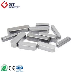 Power Transmission DIN 6885 SS304 SS316 Metal Fastener Feather Parallel Shaft Key