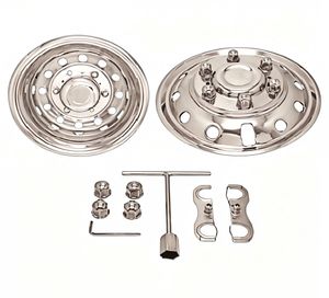 Acmpart SS304 Stainless Steel 16 Inch Truck Wheel Rim Cover
