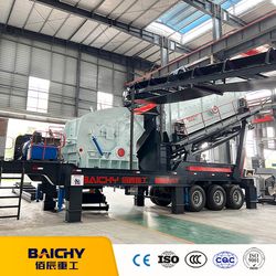Mobile Stone Crusher Plant Price Quarry Mining Rock Crusher Crushing Production Line Limestone Gravel Mobile Impact Crusher