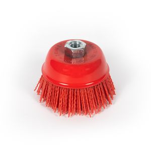 High-Performance Nylon Abrasive Cup Brushes for Metal Finishing
