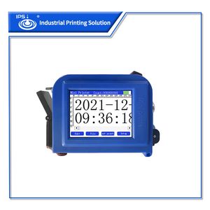 12.7mm Mini Handheld Tij Inkjet Printer Touch Screen Portable Expiry Date Inkjet Printing Machine for Beverage Bottle Box