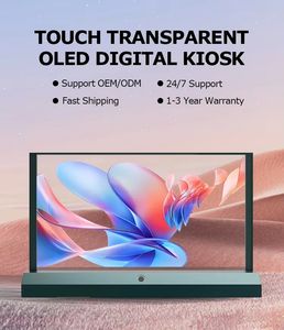 Android 30/55 Inch 4K Transparent OLED Displays and Transparent Interactive Smart OLED Touch Display Screen OLED Kiosk