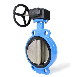 Soft-Sealed Manual Worm Gear Butterfly Valve