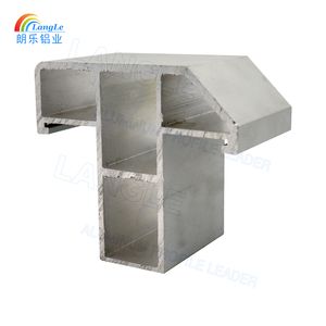 Silver Anodized Aluminum Alloy Customized Model Aluminum Extrusion Profile