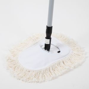 Small Cotton Wedge Dust Mop Set Flat Floor Mop