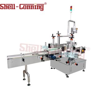 High Speed Label Double Side Flat Square Round Bottle Manual Labeling Machine
