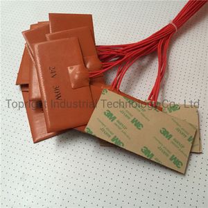 High Heating Efficiency Custom 12V 100W Silicone Rubber Heater Pad