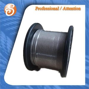 Premium 1X7 AISI 304 316 Stainless Steel Wire Rope