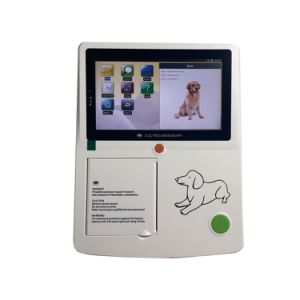 Vet Heart Device Animal Pet ECG Veterinary 3 Channel Portable Touch Screen ECG Machine