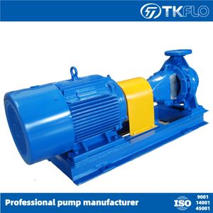 Industrial Electric Horizontal Single Stage End Suction Centrifugal Water Pump for Drainage