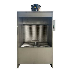 Ailin Liquid Painting Equipment Dry Spray Booth Turntable Movable Hand Paint Surface Spray Booth Small Paint Cabinet Paint Booth