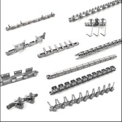Smart Motorized ANSI Standard Gall Type a Series Smart Stainless Top Transmission Stainless Steel Plastic Metal Roller Conveyor Chains Manufacturer Industrial