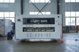 Easy Operating Short Run Automatic Corrugated Package Box Machine Maker