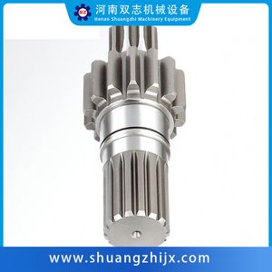 CNC Forging 45# Metal Steel Long Transmission Solid Steel Shaft Wheel