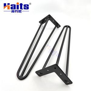Black Table Leg Height 300 710 870 1100mm Metal Feet for Furniture