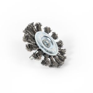 Durable Twist Knot Wire Wheel Brushes with Shank for Metal Finishing
