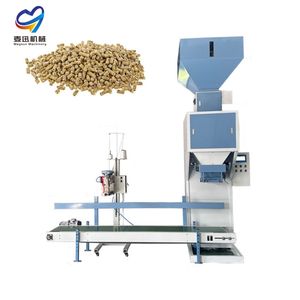 Semi Automatic 5kg 10kg 15kg 25kg Rice Sugar Bagging Food Feed Pellet Granular Packing Machine