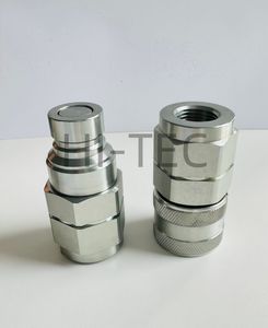 Flat Face Alloy Steel High Standard Hydraulic Quick Release Coupling ISO16028