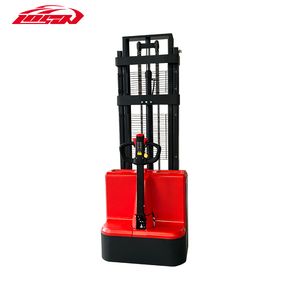 1.5ton 3300lbs Electric Walkie Stacker Electric Lifter Battery Drive Stacker Forklift Electric Pallet Stacker