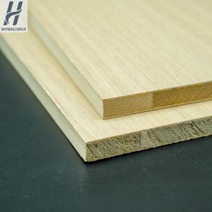 Hengjia High Quality Double Sided Melamine Solid Wood Blockboard for Furniture