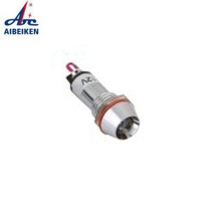 Factory Price Indicator Light LED Plastic 10mm 12V/24V/36V/110V/220V Green LED Single Light Indicator Motorcycle