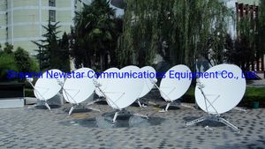 1.8m Carbon Fiber Offset Flyaway Rx/Tx Antenna