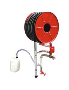 Swing Manual Fire Hose Reel with Foam Generator Inductor on The Fire Hose Ree
