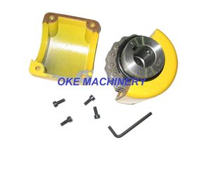 Premium Chain Coupling with Durable Sprocket, Chain, and Cover