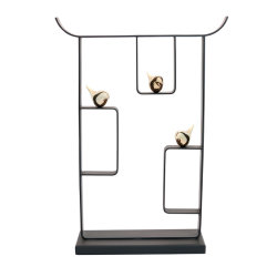 Luxury Home Hardware Laser Cutting Stainless Steel Metal Decoration Table Stand Screen