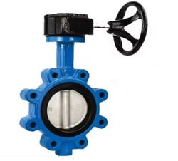 Heavy-Duty Industrial Butterfly Valves with Worm Gear Mechanism