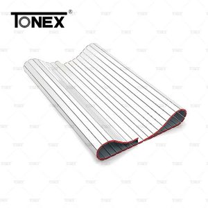 Customizable Aluminum Apron Cover Flat Aluminium Apron Cover Polyurethane Strip + Aluminum Strip Aluminum Cover for CNC Machine