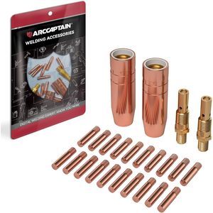 Arccaptain MIG Accessories 0.8/0.04 Pulgadas MIG Lincoln Welding Tips L100 Welding Accessories Kit Welding Contact Tip