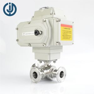 Stainless Steel Flow Control Miniature Plumbing 3-Inch Electric Motor Ball Valve