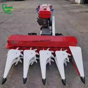 Combine Walking Corn Harvester for Rice and Wheat Paddy Reaper Machine Maize Reaper Machine