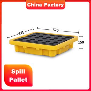 Hote Sale Oil Storage Spill Containment Tray Single Drum Spill Containment Pallet Workstation