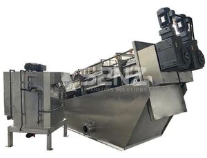 Industrial Sludge Dehydrator Stainless Steel Sludge Dewatering Equipment