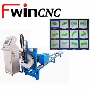 CNC Fiber Laser Metal Pipe Tube Cutting Machine with Round Pipe 6m Length