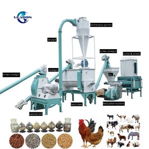 1000-2000kg/H Hot Selling Poultry Feed Pellet Machine Cattle Animal Feed Pellet Making Machine